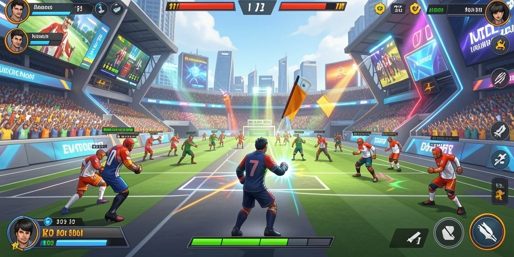 zk6 - Screenshot momen seru dalam pertempuran multiplayer.